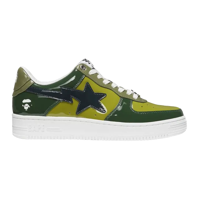 BAPE Bapesta Low M1 Color Camo Combo – Olive Drab — Authentic Shoes & Footwear at CLZTURE