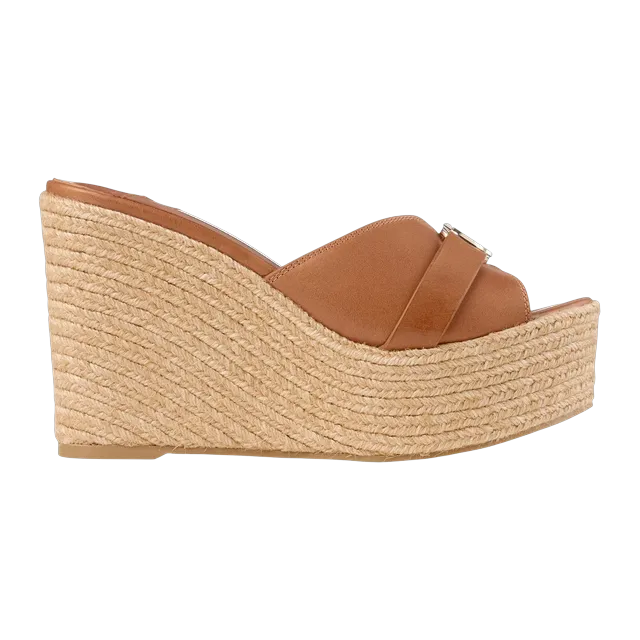 Jimmy Choo Leda Wedge 100Mm Brown — Authentic Jimmy Choo in stock at CLZTURE