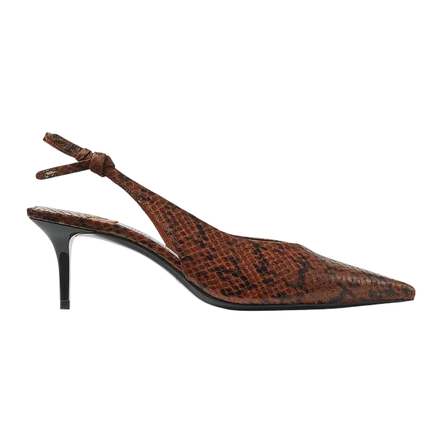 Jimmy Choo Camie Sling Back 60Mm Brown — Authentic Jimmy Choo in stock at CLZTURE