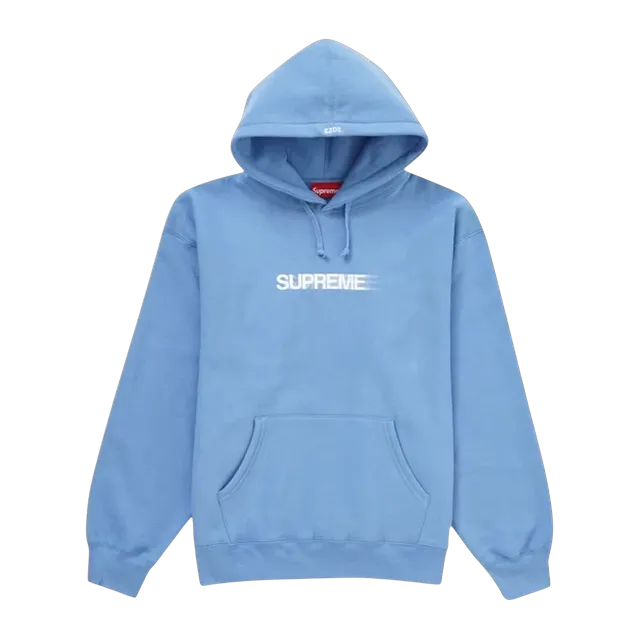 Supreme Motion Hooded Light Blue — Authentic Supreme in stock at CLZTURE