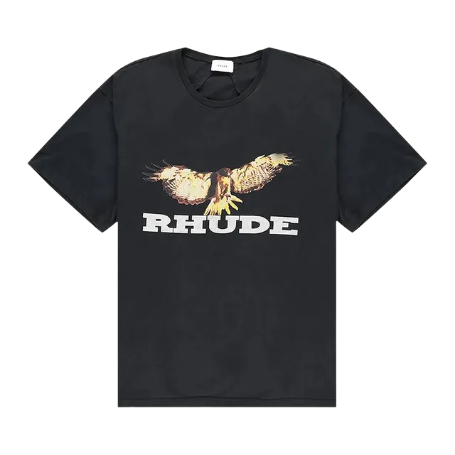 Rhude Vintage Eagle T-Shirt Black — Authentic Rhude in stock at CLZTURE