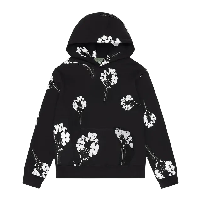 Denim Tears x Hardies Tears Fist Wreath Hoodie Black — Authentic Hoodies & Sweats at CLZTURE