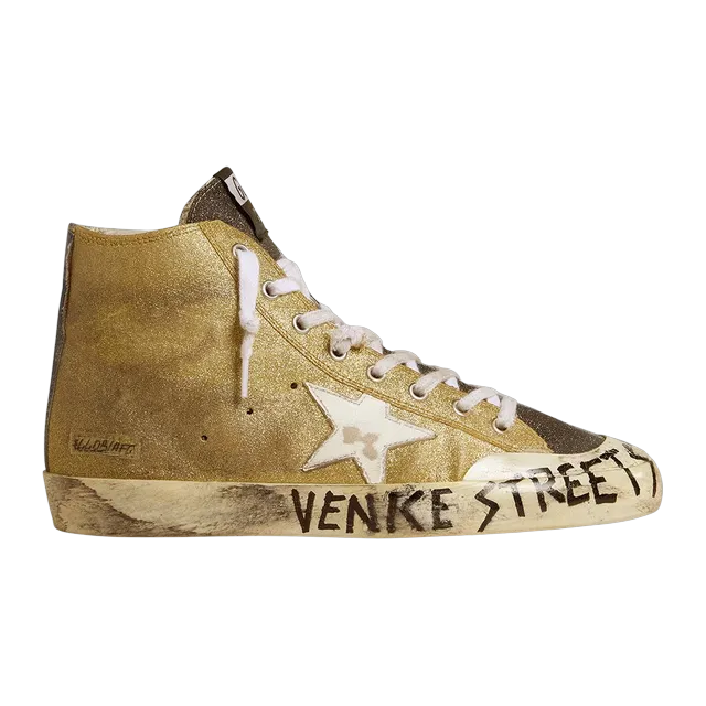 Golden Goose Sneakers Francy Gold — Authentic Shoes & Footwear at CLZTURE