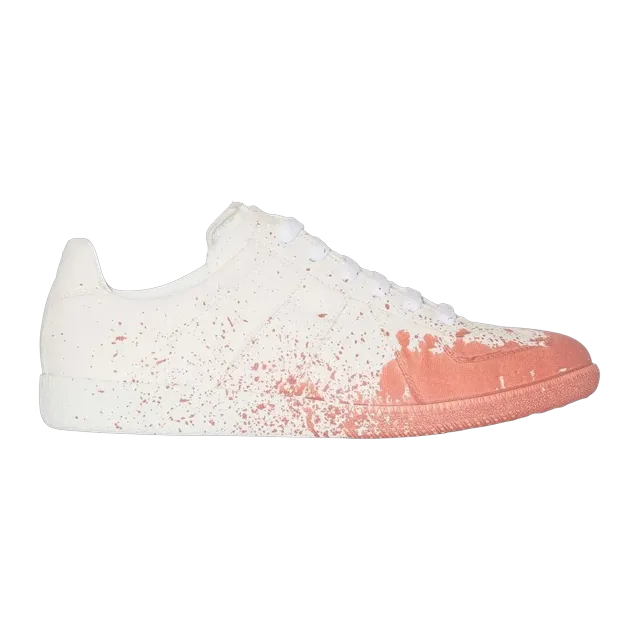 Maison Margiela Sneakers Replica Paint White — Authentic Shoes & Footwear at CLZTURE