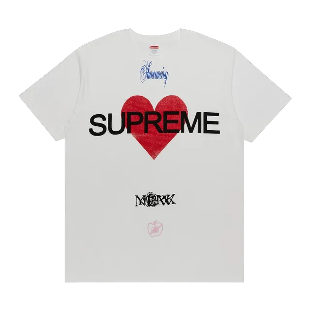 Supreme Announcing T-Shirt White — Authentic Supreme in stock at CLZTURE