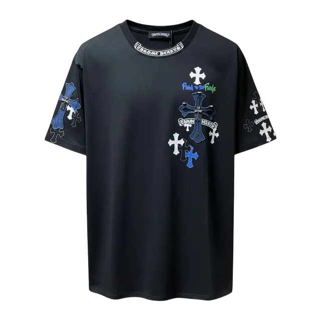 Chrome Hearts T-Shirt Cross Logo Black — Authentic T-Shirts at CLZTURE