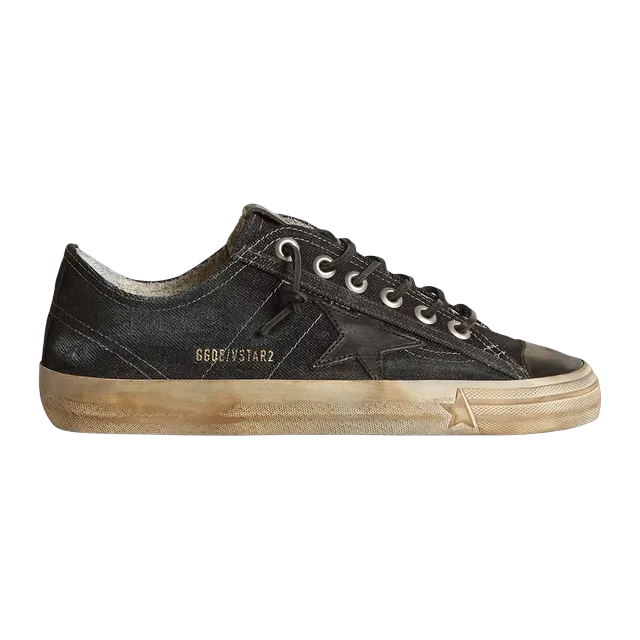 Golden Goose Sneakers V-Star Black — Authentic Shoes & Footwear at CLZTURE