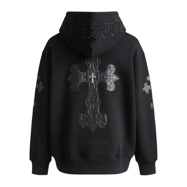 Chrome Hearts Cross Zip Hoodie Black — Authentic Hoodies & Sweats at CLZTURE