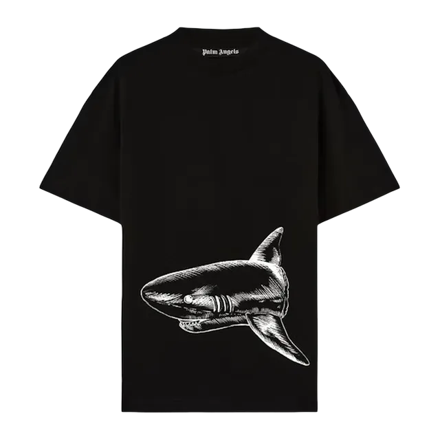 Palm Angels Broken Shark Black — Authentic at CLZTURE