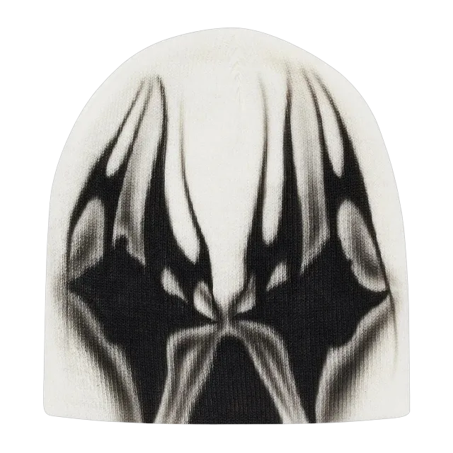 Hellstar Mask Beanie White — Authentic Accessories at CLZTURE