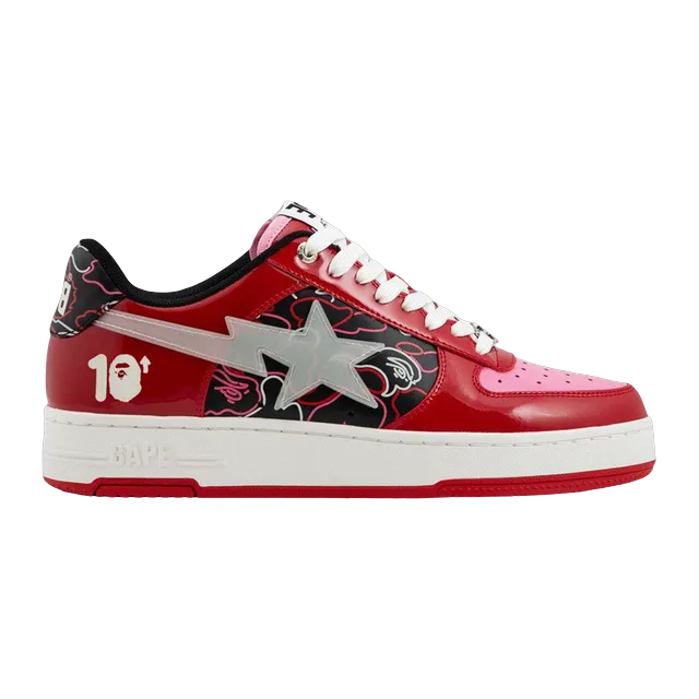 BAPE 88Rising x Bapesta #2 Glow In The Dark Pack – Red — Authentic Shoes & Footwear at CLZTURE