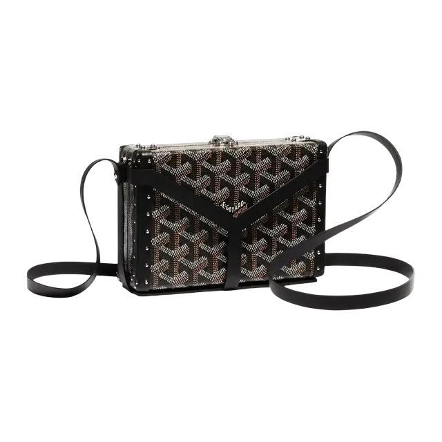 Goyard Bag Malle Minaudière 17Cm Black — Authentic Goyard in stock at CLZTURE