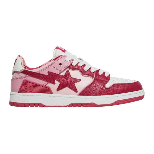 BAPE Sk8 Sta #2 Abc Camo – Red Pink — Authentic Shoes & Footwear at CLZTURE