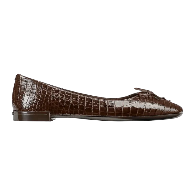 Jimmy Choo Scarlett Ballerina Brown — Authentic Jimmy Choo in stock at CLZTURE