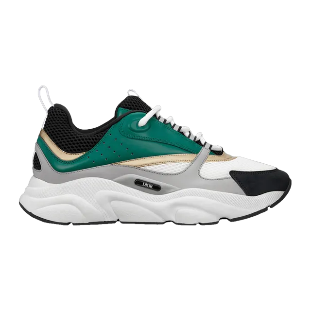 Dior Sneakers B22 White Green — Authentic Shoes & Footwear at CLZTURE