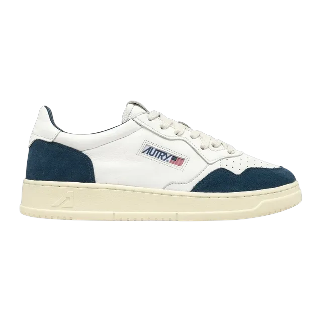 Autry Medalist Low Blue White — Authentic Shoes & Footwear at CLZTURE