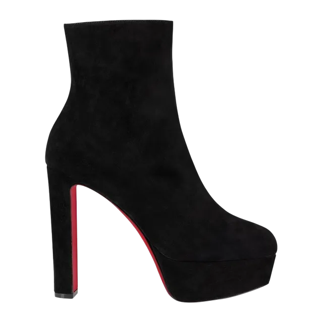 Christian Louboutin Loo Booty 130Mm Black — Authentic Christian Louboutin in stock at CLZTURE