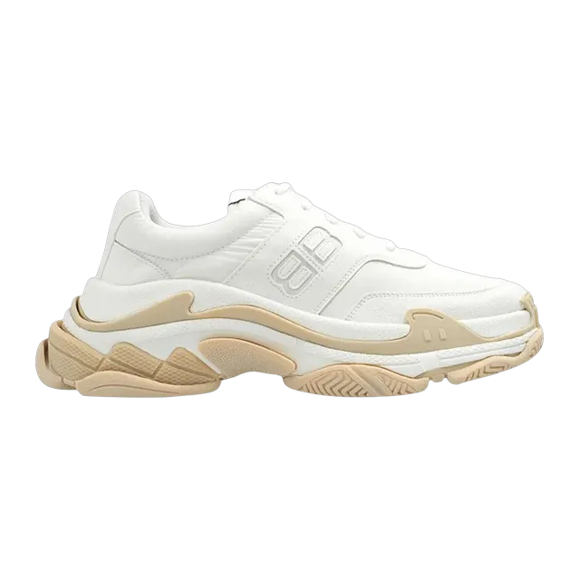 Balenciaga Triple S Eggshell Sand Beige — Authentic Shoes & Footwear at CLZTURE