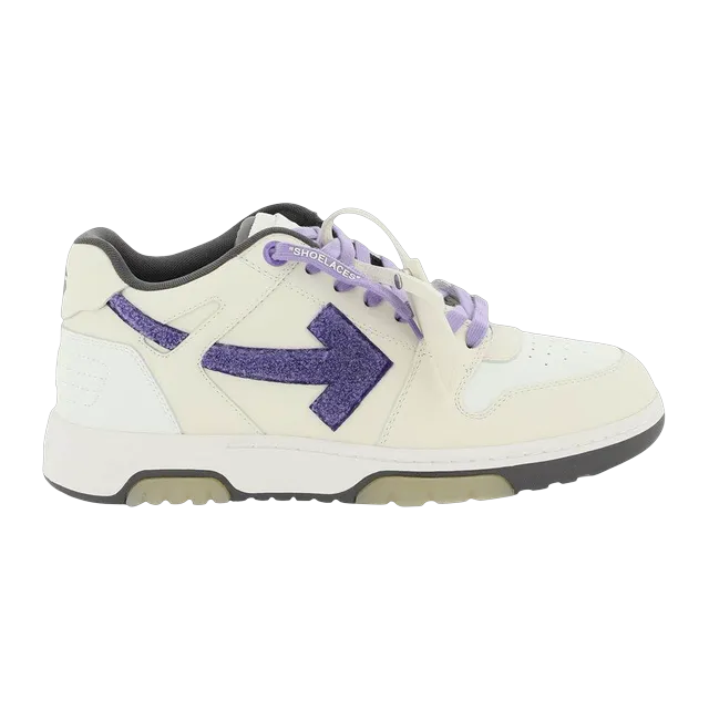 Off-White Out of Office College Beige Purple — Authentic Shoes & Footwear at CLZTURE