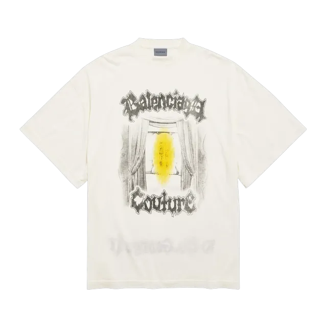 Balenciaga T-Shirt Façonné Salon De Couture White — Authentic T-Shirts at CLZTURE