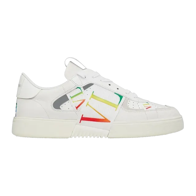 Valentino Vl7N Low White Multi-Color — Authentic Shoes & Footwear at CLZTURE