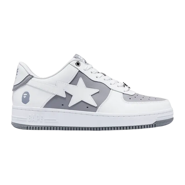 BAPE Bapesta #6 Patent Leather Pack – Grey — Authentic Shoes & Footwear at CLZTURE