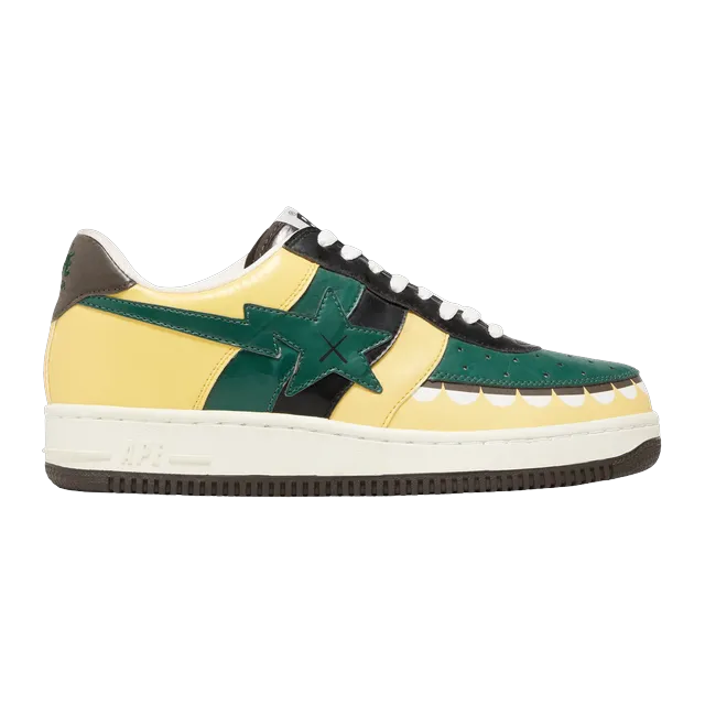 BAPE Kaws x Bapesta Fs-029 Low Chompers – Beige — Authentic Shoes & Footwear at CLZTURE
