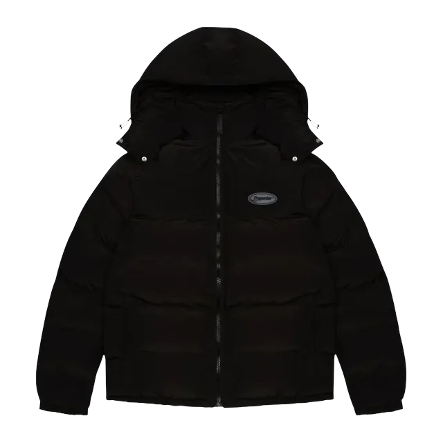 Trapstar Hyperdrive Detachable Hooded Puffer Triple Black — Authentic Trapstar in stock at CLZTURE