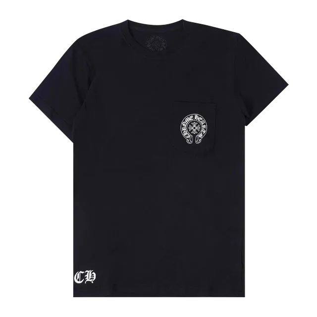 Chrome Hearts Paris Horseshoe T-Shirt Black — Authentic T-Shirts at CLZTURE