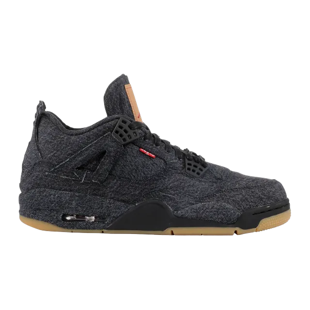Levi’s x Air Jordan 4 Retro Black Denim — Authentic Jordan in stock at CLZTURE