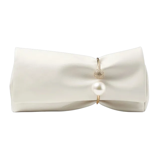 Jimmy Choo Xandra White — Authentic Clutches & Pouches at CLZTURE
