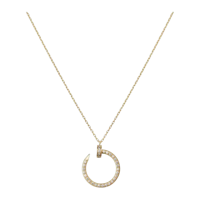 Cartier Pendentif Juste Un Clou Diamants Gold — Authentic Jewelry at CLZTURE