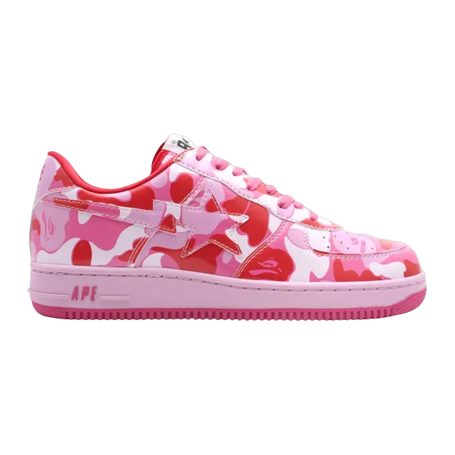 BAPE Bapesta Fs-001 Low Pink Camo — Authentic Shoes & Footwear at CLZTURE