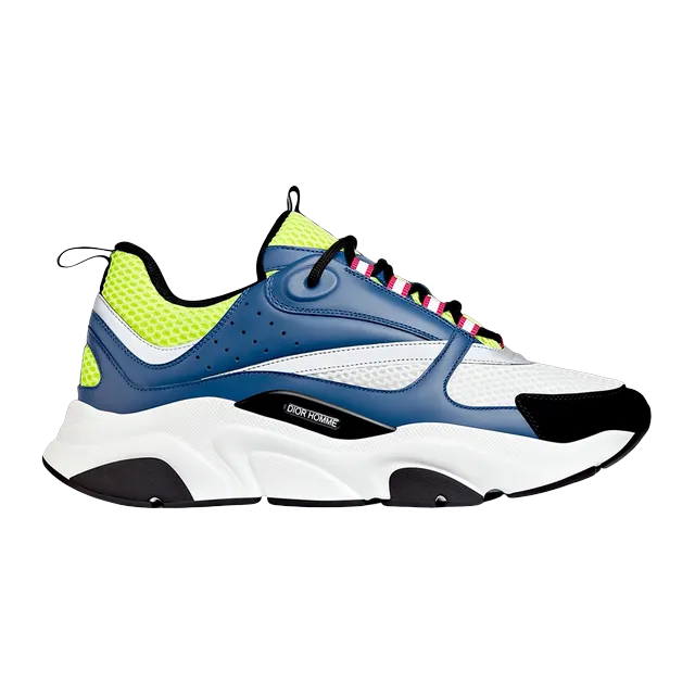 Dior Sneakers B22 Blue Yellow — Authentic Shoes & Footwear at CLZTURE