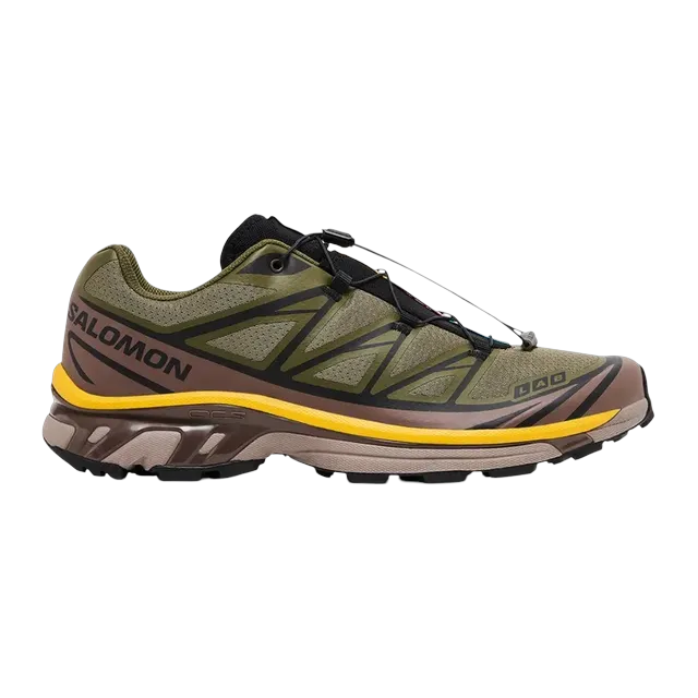 Salomon Xt-6 Olive Night Sulphur — Authentic Shoes & Footwear at CLZTURE