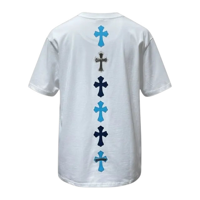 Chrome Hearts T-Shirt Cross Logo White — Authentic Chrome Hearts in stock at CLZTURE