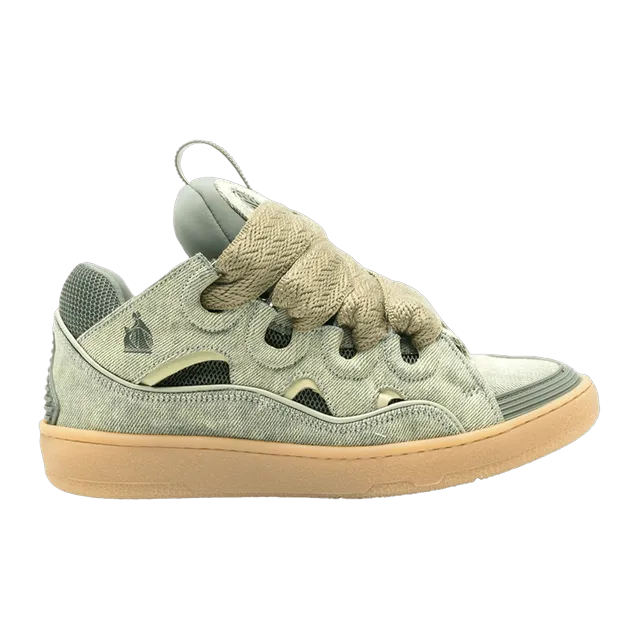 Lanvin Sneakers Curb Green — Authentic Shoes & Footwear at CLZTURE