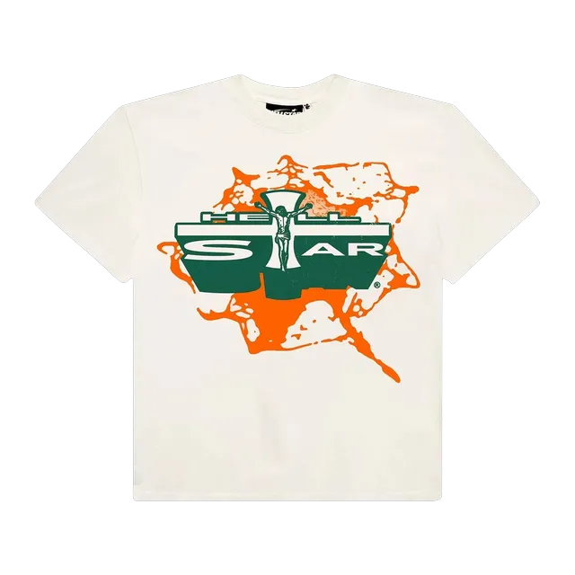 Hellstar Jesus T-Shirt White — Authentic Hellstar in stock at CLZTURE