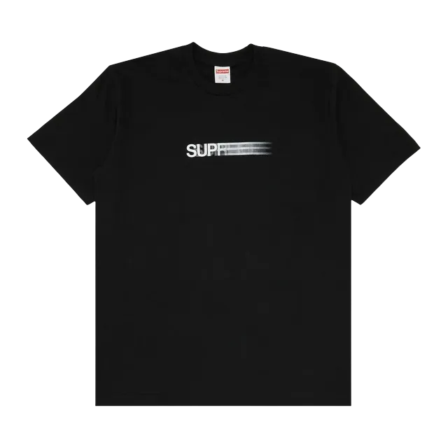 Supreme Motion Logo T-Shirt Black — Authentic Supreme in stock at CLZTURE