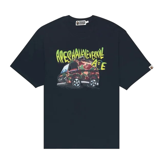 BAPE Car Graphic T-Shirt Black — Authentic T-Shirts at CLZTURE