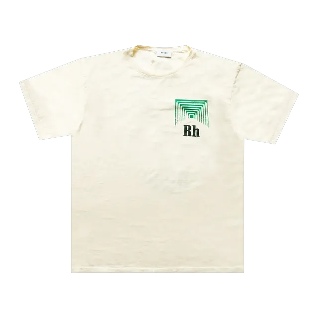 Rhude Box Perspective T-Shirt White — Authentic Rhude in stock at CLZTURE