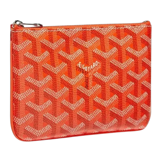Goyard Pouch Sénat Mini 15Cm Orange — Authentic Clutches & Pouches at CLZTURE
