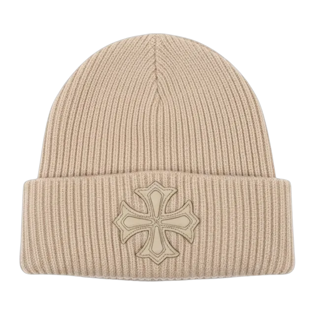 Chrome Hearts Beanie Logo Camel — Authentic Accessories at CLZTURE