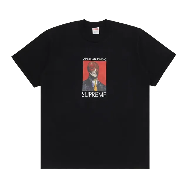 Supreme American Psycho T-Shirt Black — Authentic at CLZTURE