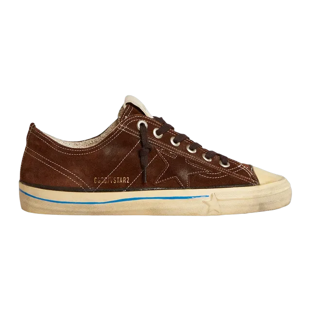 Golden Goose Sneakers V-Star Brown — Authentic Shoes & Footwear at CLZTURE
