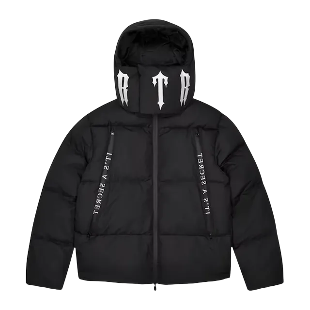 Trapstar Irongate Collar Puffer Black — Authentic Jackets & Outerwear at CLZTURE