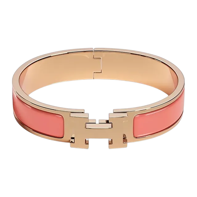 Hermès Bracelet Clic h Light Red — Authentic Hermès in stock at CLZTURE
