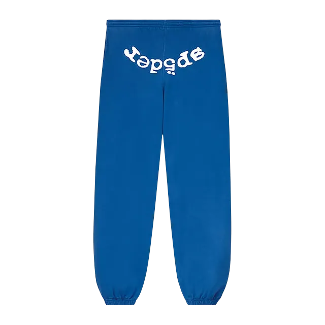 Sp5der Legacy Sweatpant Blue — Authentic Pants & Trousers at CLZTURE