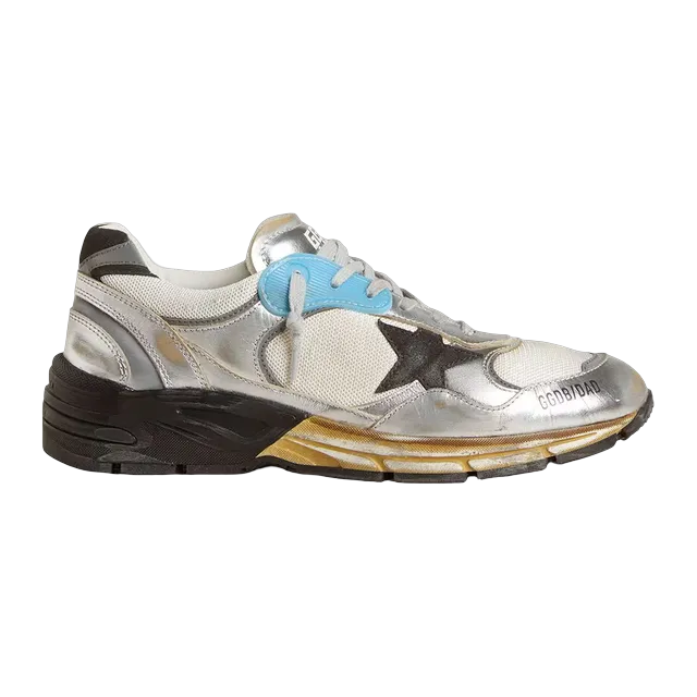 Golden Goose Sneakers Running Dad-Star Silver — Authentic Shoes & Footwear at CLZTURE