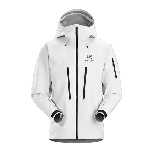 Arc'teryx Alpha Sv White Black — Authentic Jackets & Outerwear at CLZTURE